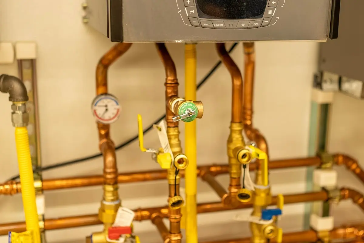 Licensed technician providing Slab Leak Repair for a homeowner in Yorkshire